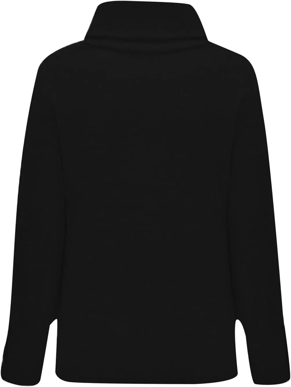 Turtleneck Pullover Tops Ladies Loose Large Size Thick Knitted Sweater Bottom Shirt Womens' Turtleneck Long Sleeve