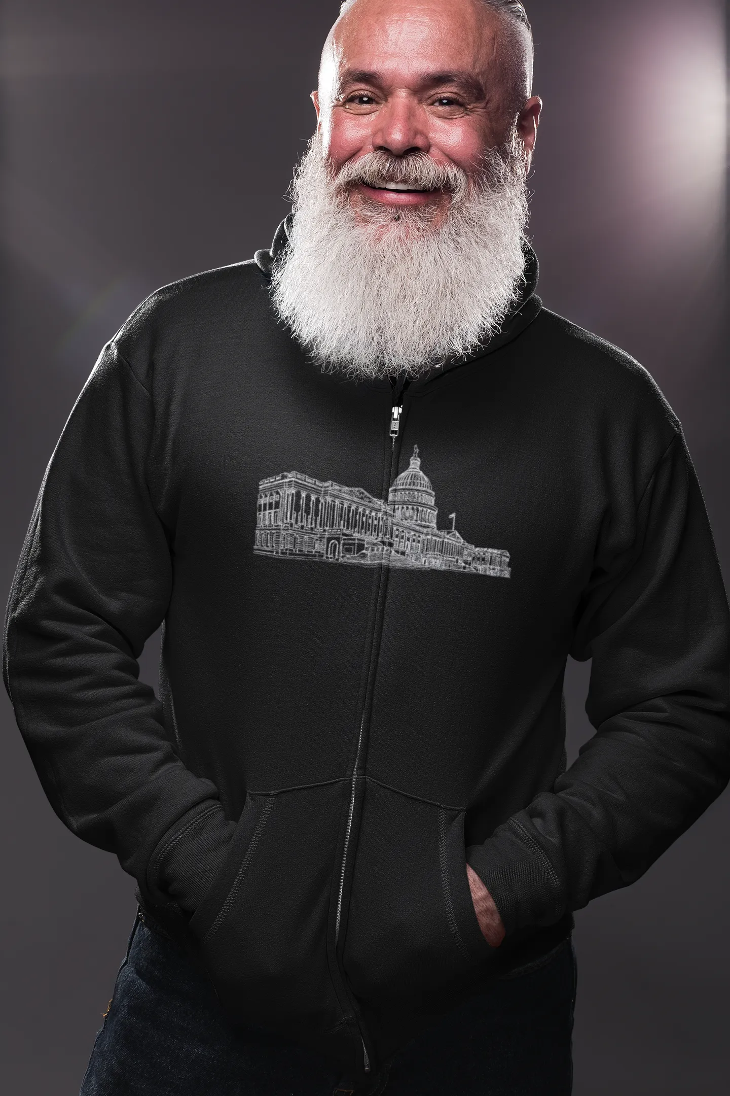 United States Capitol - Unisex Heavy Blend™ Full Zip Hooded Sweatshirt