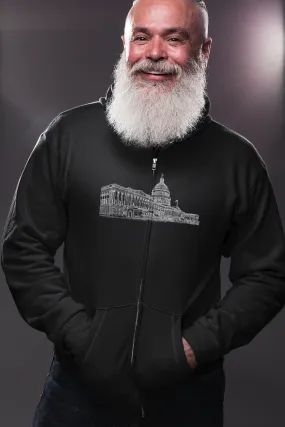 United States Capitol - Unisex Heavy Blend™ Full Zip Hooded Sweatshirt