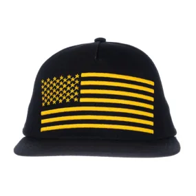 USA Gold Flag Trucker Hat