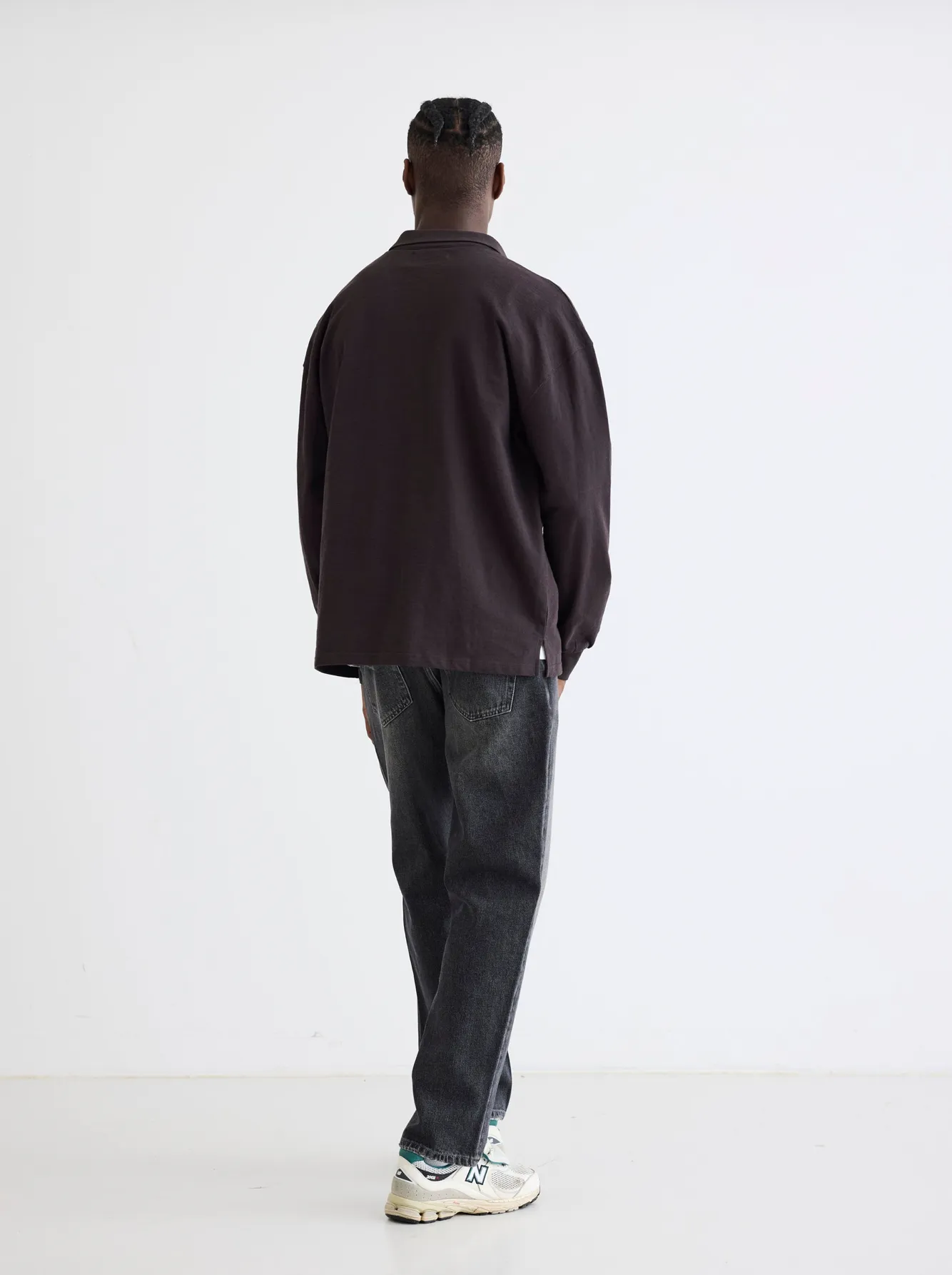 Woodbird terry polo chocolate brown